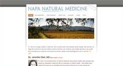 Desktop Screenshot of napanaturalmedicine.com