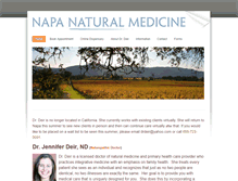 Tablet Screenshot of napanaturalmedicine.com